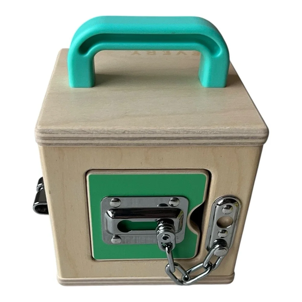 Lovevery Lock Box Latches The Realist Box Montessori Wooden Toddler Learning Toy